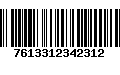 Código de Barras 7613312342312