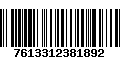 Código de Barras 7613312381892