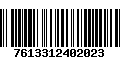 Código de Barras 7613312402023