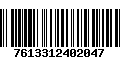 Código de Barras 7613312402047