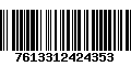 Código de Barras 7613312424353