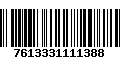 Código de Barras 7613331111388