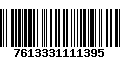 Código de Barras 7613331111395