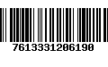 Código de Barras 7613331206190