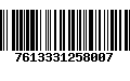 Código de Barras 7613331258007