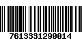 Código de Barras 7613331290014