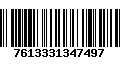 Código de Barras 7613331347497