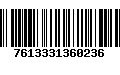 Código de Barras 7613331360236