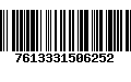 Código de Barras 7613331506252