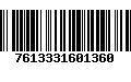 Código de Barras 7613331601360