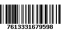 Código de Barras 7613331679598