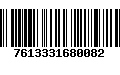 Código de Barras 7613331680082