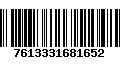 Código de Barras 7613331681652