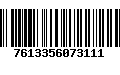 Código de Barras 7613356073111