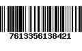 Código de Barras 7613356138421