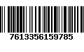 Código de Barras 7613356159785