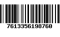 Código de Barras 7613356198760