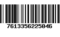 Código de Barras 7613356225046