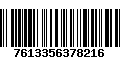 Código de Barras 7613356378216