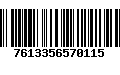 Código de Barras 7613356570115