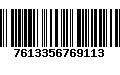 Código de Barras 7613356769113