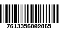 Código de Barras 7613356802865