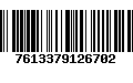 Código de Barras 7613379126702