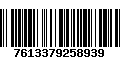 Código de Barras 7613379258939