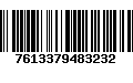 Código de Barras 7613379483232