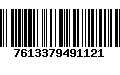 Código de Barras 7613379491121