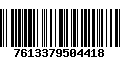 Código de Barras 7613379504418