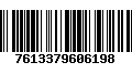 Código de Barras 7613379606198