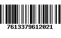 Código de Barras 7613379612021