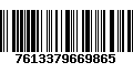 Código de Barras 7613379669865