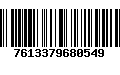 Código de Barras 7613379680549