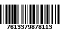 Código de Barras 7613379878113