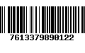 Código de Barras 7613379890122