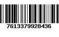 Código de Barras 7613379928436