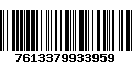 Código de Barras 7613379933959