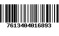 Código de Barras 7613404016893