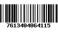 Código de Barras 7613404064115