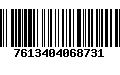 Código de Barras 7613404068731