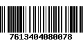 Código de Barras 7613404080078