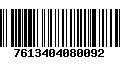 Código de Barras 7613404080092