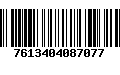 Código de Barras 7613404087077