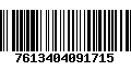 Código de Barras 7613404091715