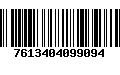 Código de Barras 7613404099094