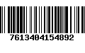 Código de Barras 7613404154892