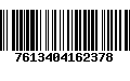 Código de Barras 7613404162378