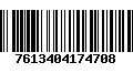 Código de Barras 7613404174708